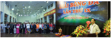                                     Công đoàn Cơ quan Ngân hàng Nhà nước Trung ương tổ chức giải bóng đá lần thứ IX