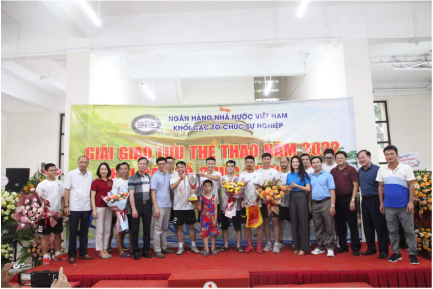 Giao lưu thể thao Khối các tổ chức sự nghiệp Ngân hàng Nhà nước Việt Nam năm 2022