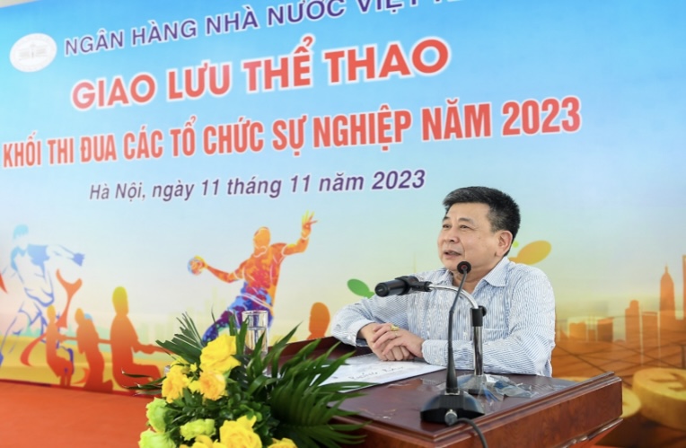 Giao lưu thể thao Khối các tổ chức sự nghiệp Ngân hàng Nhà nước Việt Nam năm 2023 thành công rực rỡ