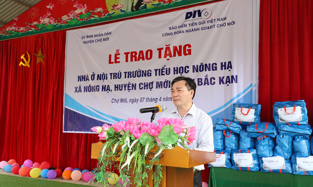                                     Bảo hiểm tiền gửi Việt Nam trao tặng nhà nội trú tại tỉnh Bắc Kạn