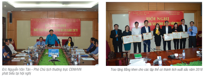                                     Đại diện Công đoàn Ngân hàng Việt Nam tại Quảng Ninh giao ban công tác năm 2019