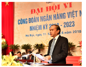                                     Công đoàn Bảo hiểm tiền gửi Việt Nam tham dự Đại hội VI Công đoàn Ngân hàng Việt Nam nhiệm kỳ 2018 - 2023