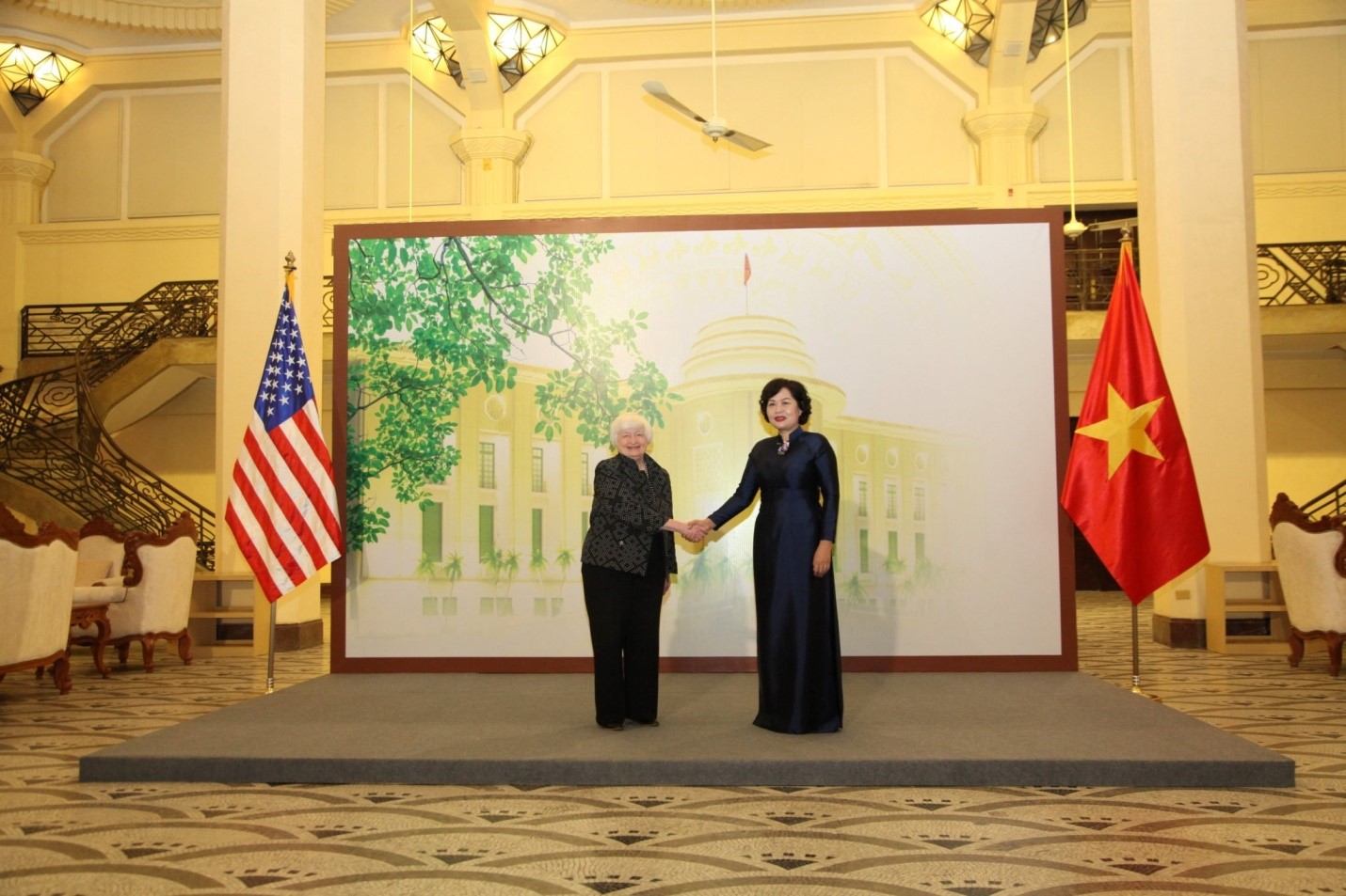 Tuyên bố chung giữa Thống đốc Ngân hàng Nhà nước Việt Nam Nguyễn Thị Hồng và Bộ trưởng Tài chính Hoa Kỳ Janet L. Yellen  