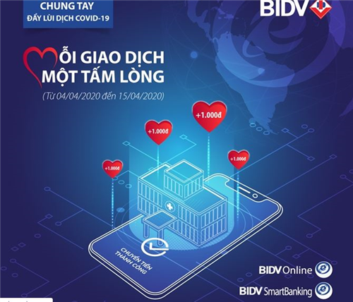                                     BIDV cùng khách hàng ủng hộ hơn 3.6 tỷ đồng phòng chống dịch Covid 19