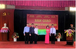 Vietcombank hỗ trợ 750 triệu đồng  xây dựng 02 phòng học cho Trường THCS xã Thanh Nưa, huyện Điện Biên, tỉnh Điện Biên