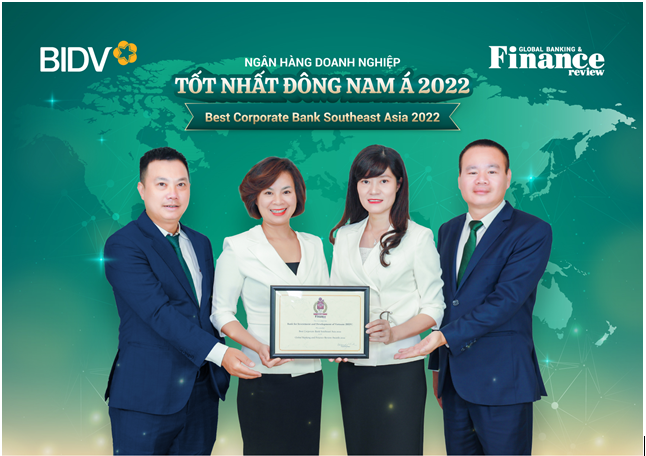 BIDV nhận cú đúp giải thưởng từ Tạp chí Global Banking and Finance