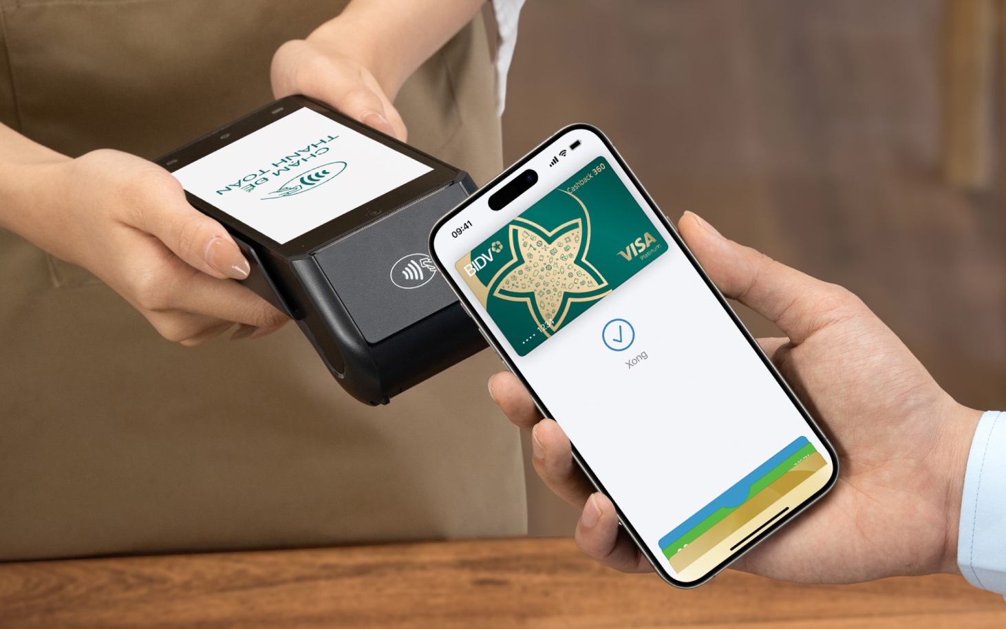 Dịch vụ thanh toán Apple Pay đến chủ thẻ của BIDV