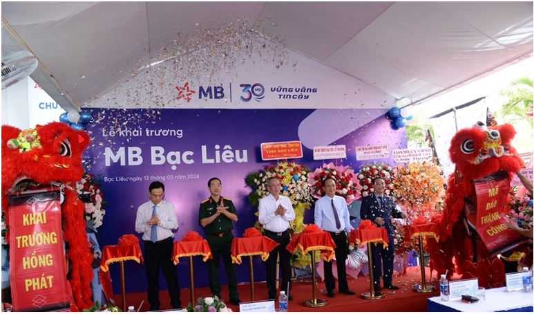 MB khai trương Chi nhánh Bạc Liêu