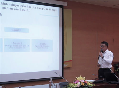                                     Hội thảo khoa học giới thiệu kết quả nghiên cứu đề tài “Xây dựng khuôn khổ pháp lý cho việc triển khai chuẩn mực an toàn vốn theo Basel II trong hệ thống Ngân hàng tại Việt Nam”