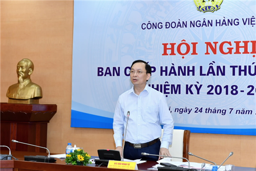                                     Hội nghị Ban Chấp hành Công đoàn Ngân hàng Việt Nam lần thứ 2, khóa VI, nhiệm kỳ 2018-2023