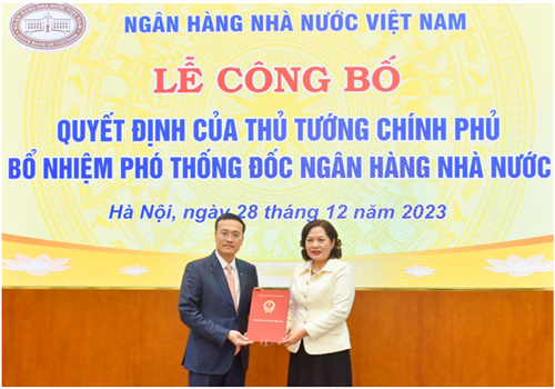 Công bố Quyết định bổ nhiệm Phó Thống đốc Ngân hàng Nhà nước Việt Nam