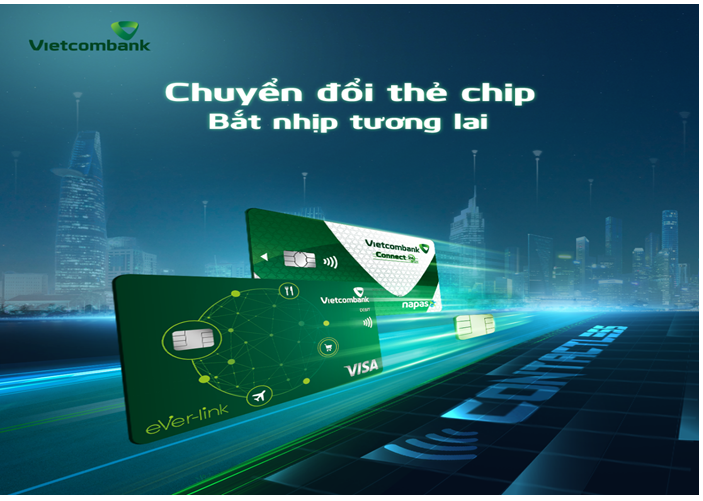 Vietcombank chip contactless - Chìa khóa mở ra sự tiện lợi trong xu hướng sống số