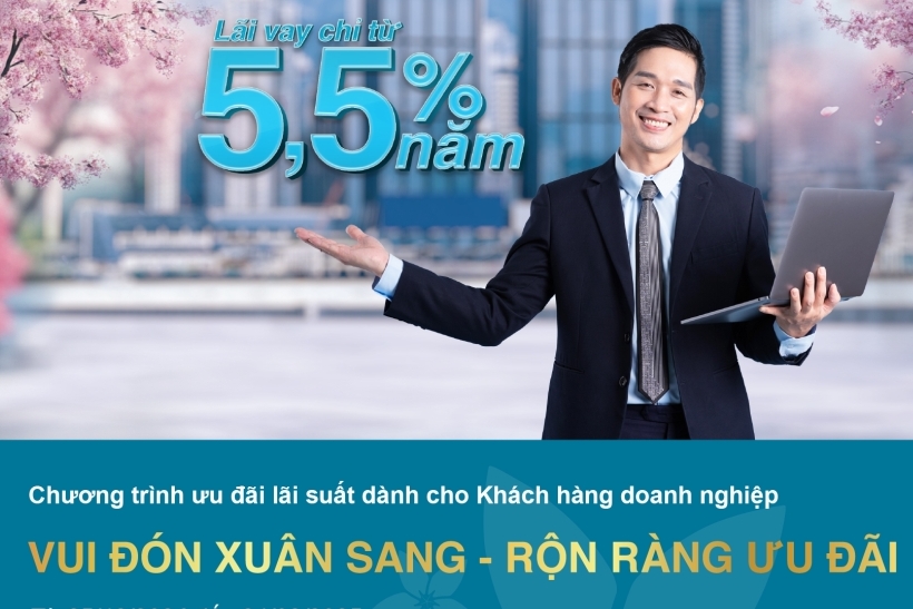 Vui đón xuân sang, BAC A BANK ưu đãi lãi vay từ 5,5%/năm cho khách hàng doanh nghiệp