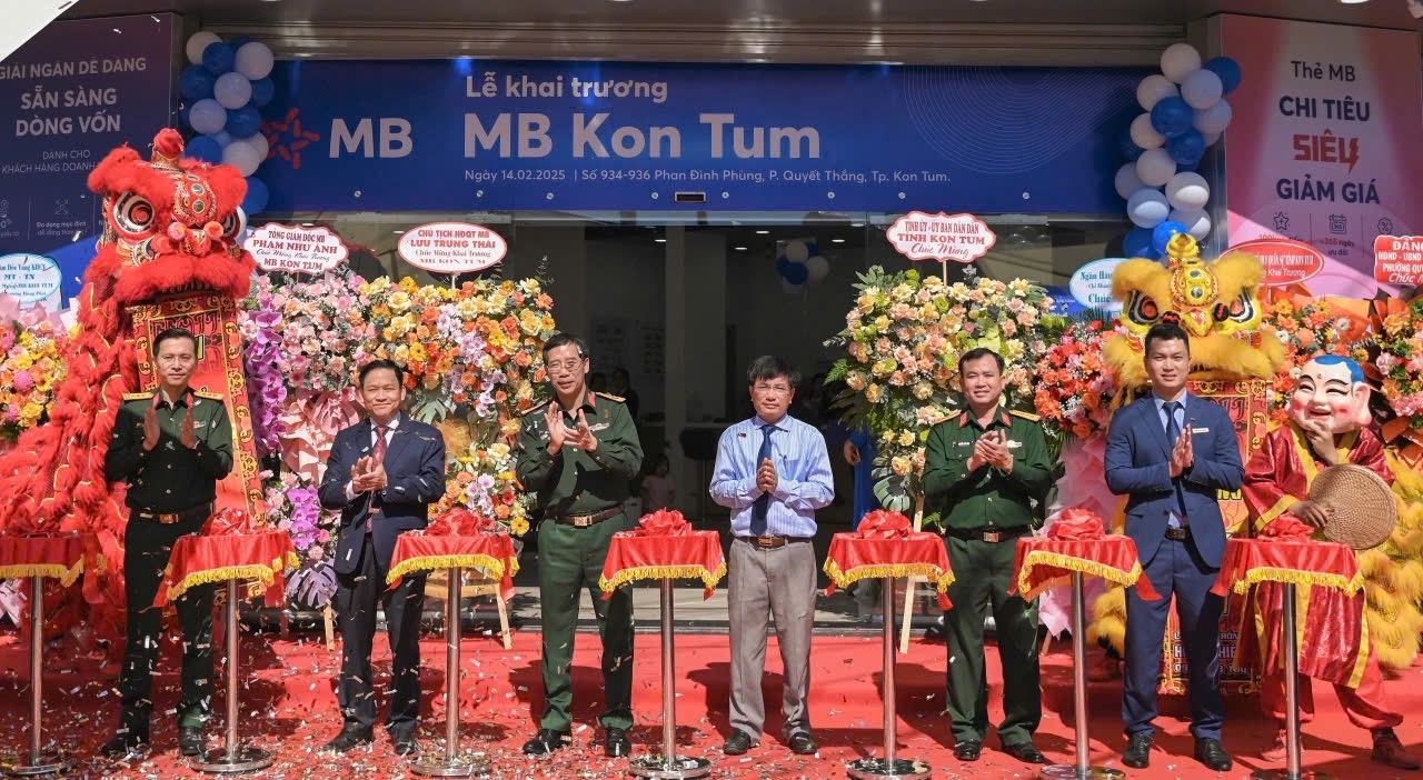 MB mở rộng mạng lưới tại Kon Tum, đồng hành cùng doanh nghiệp và người dân địa phương