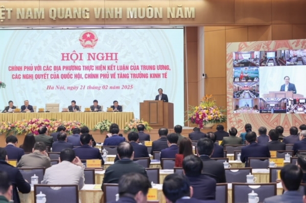 Quang cảnh Hội nghi Chính phủ với các địa phương