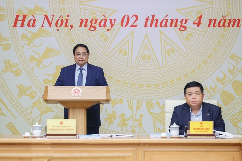 Thủ tướng nhấn mạnh: Phải đặt niềm tin, hy vọng, tạo động lực, truyền cảm hứng, tạo bước ngoặt về phát triển kinh tế tư nhân - Ảnh: VGP/Nhật Bắc