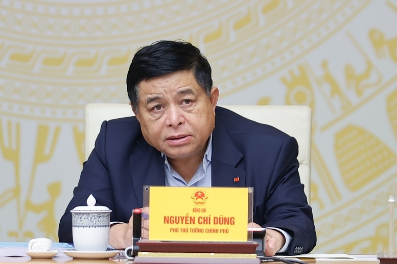 Phó Thủ tướng Nguyễn Chí Dũng phát biểu tại phiên họp - Ảnh: VGP/Nhật Bắc
