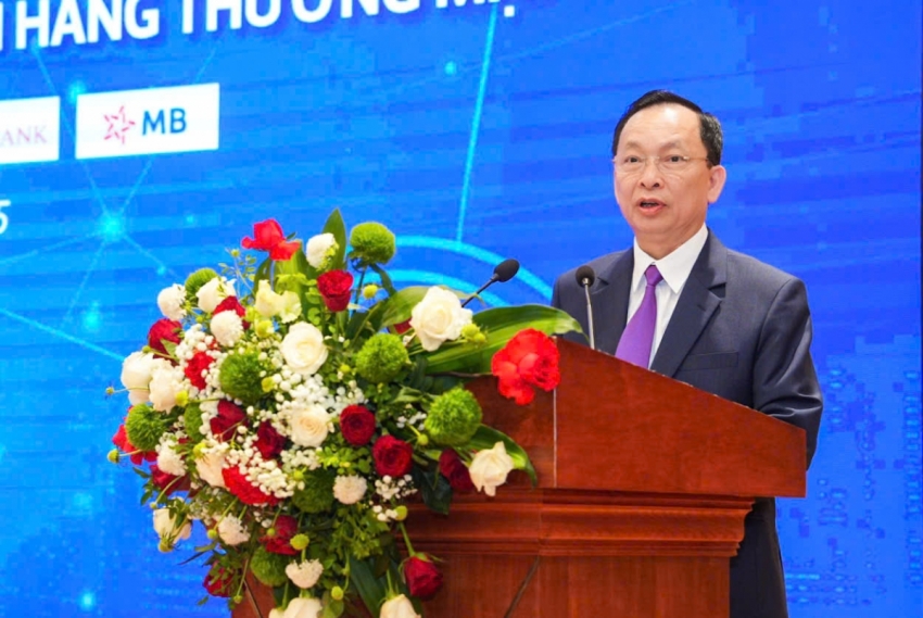 Phó Thống đốc Thường trực NHNN Đào Minh Tú phát biểu tại Hội nghị