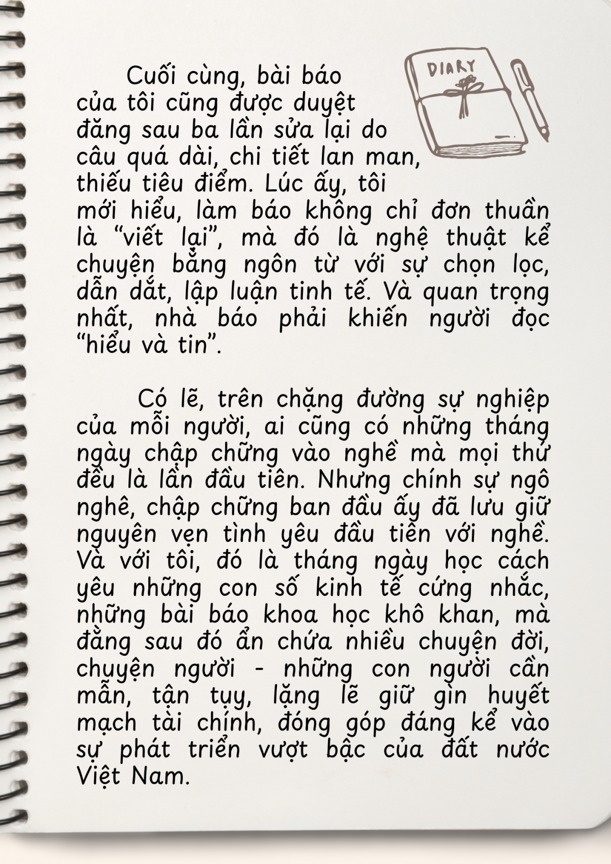 Nhật ký một người làm báo ngân hàng