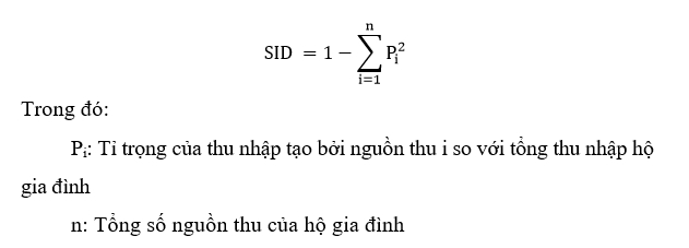 Thu nhập và đa dạng hóa thu nhập của hộ gia đình: Nghiên cứu trường hợp tỉnh Đồng Tháp