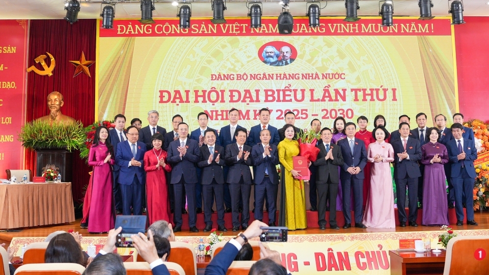Đại hội đại biểu Đảng bộ Ngân hàng Nhà nước lần thứ I: Đoàn kết, trách nhiệm, đổi mới, sáng tạo, tăng tốc, bứt phá