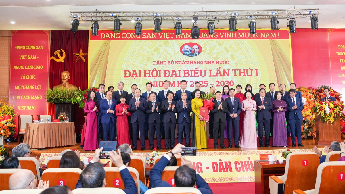 Đại hội đại biểu Đảng bộ Ngân hàng Nhà nước lần thứ I: Đoàn kết, trách nhiệm, đổi mới, sáng tạo, tăng tốc, bứt phá