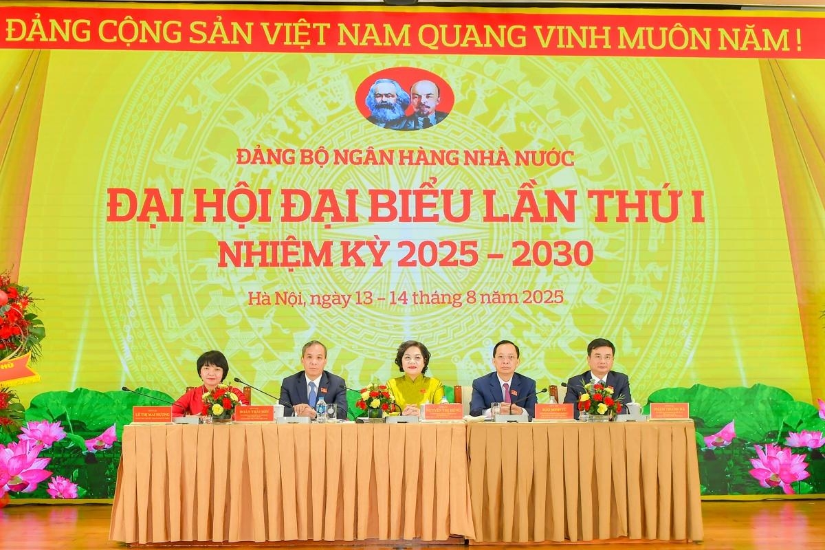 Đại hội đại biểu Đảng bộ Ngân hàng Nhà nước lần thứ I: Đoàn kết, trách nhiệm, đổi mới, sáng tạo, tăng tốc, bứt phá