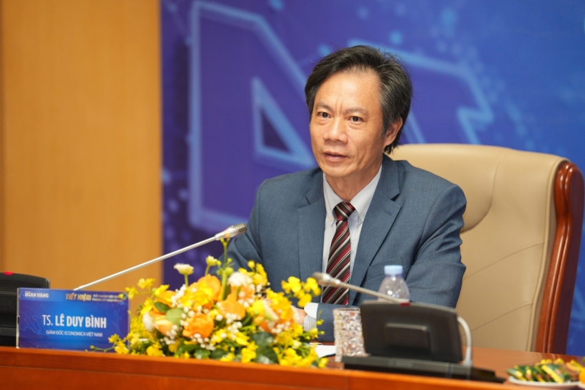 TS. Lê Duy Bình - Giám đốc Economica Việt Nam phát biểu tại Tọa đàm TS. Lê Duy Bình - Giám đốc Economica Việt Nam phát biểu tại Tọa đàm