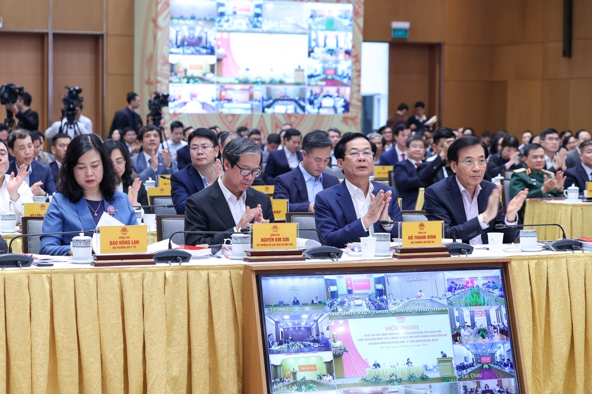 Các đại biểu tham dự Hội nghị - Ảnh: VGP/Nhật Bắc