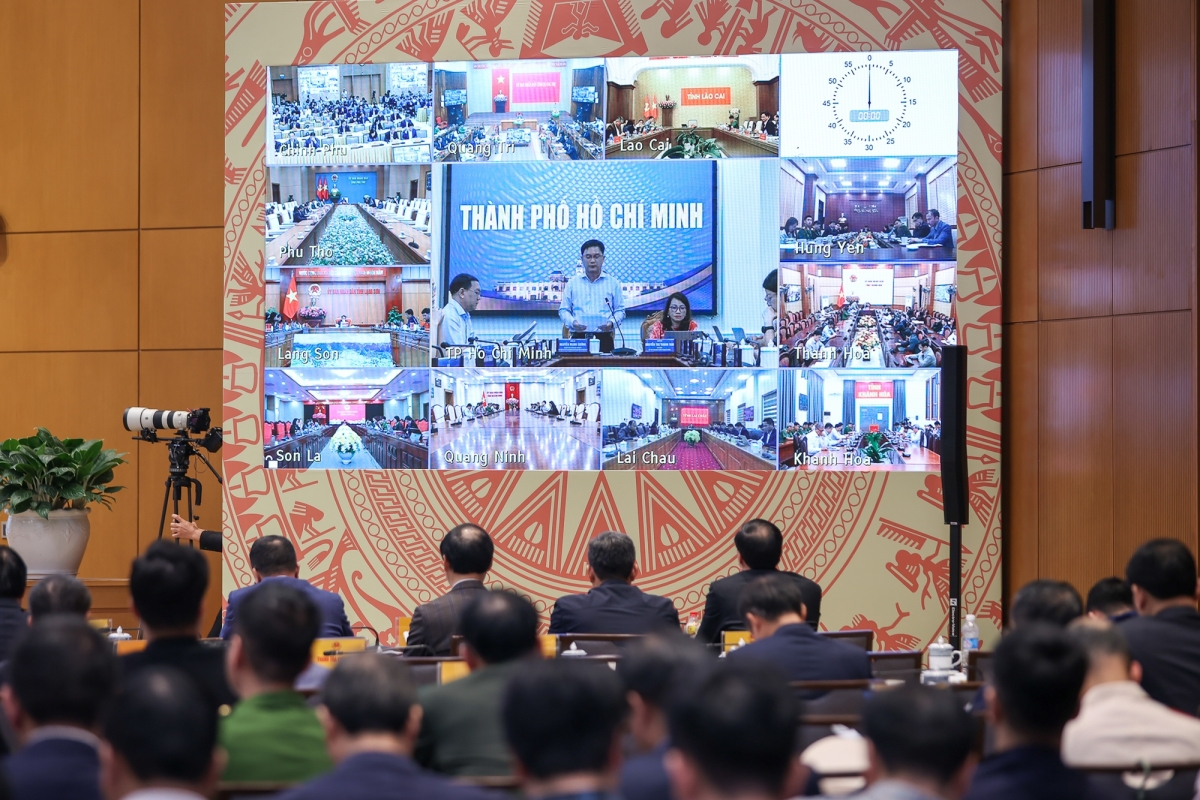 Các địa phương tham dự Hội nghị - Ảnh: VGP/Nhật Bắc