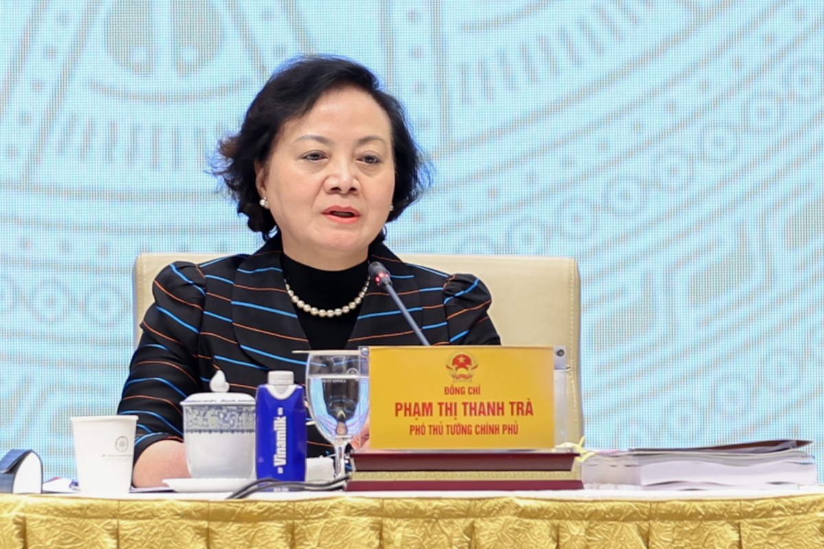 Phó Thủ tướng Phạm Thị Thanh Trà phát biểu tại Hội nghị - Ảnh: VGP/Nhật Bắc