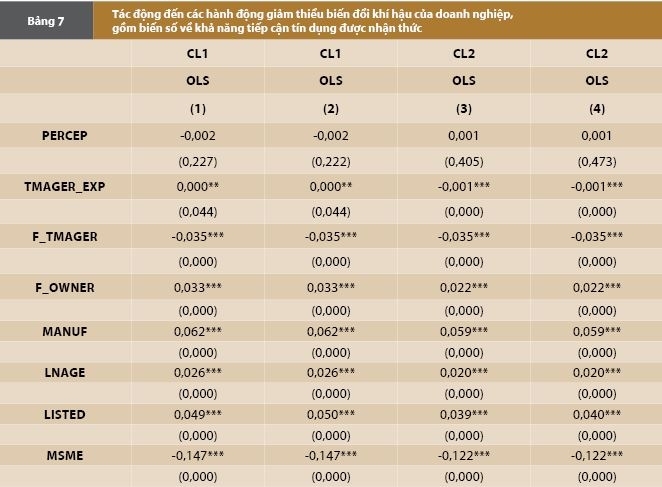 Hành động giảm thiểu biến đổi khí hậu và nghịch lý tiếp cận tài chính của doanh nghiệp: Bằng chứng quốc tế và hàm ý cho Việt Nam Hành động giảm thiểu biến đổi khí hậu và nghịch lý tiếp cận tài chính của doanh nghiệp: Bằng chứng quốc tế và hàm ý cho Việt Nam
